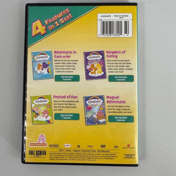 Care Bears: Classic Quadruple Feature 2011 DVD - Picture 2 of 4